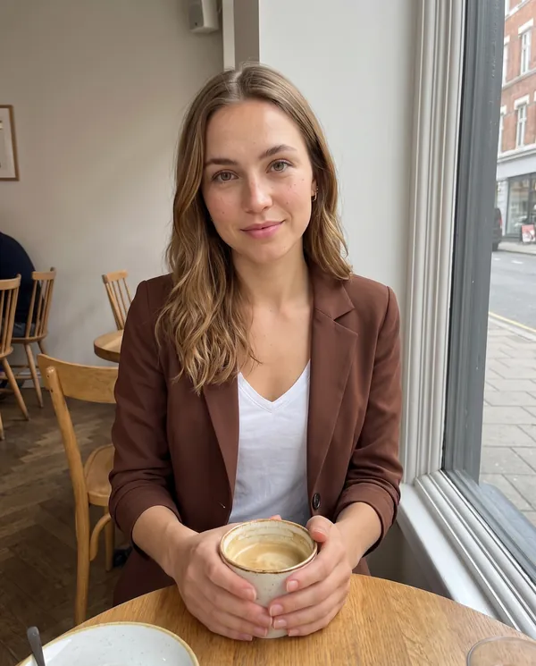 Satin Eve styling: Soft Crepe-Look Blazer