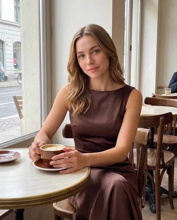 Satin Eve styling: Satin Boat-Neck Fishtail Maxi Dress
