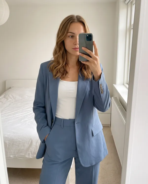 Satin Eve styling: Relaxed Tailored Blazer