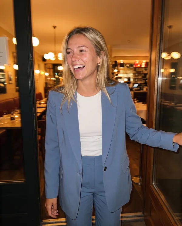 Satin Eve styling: Relaxed Tailored Blazer