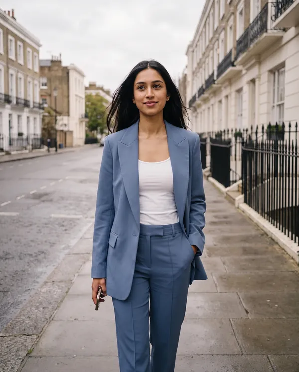 Satin Eve styling: Relaxed Tailored Blazer
