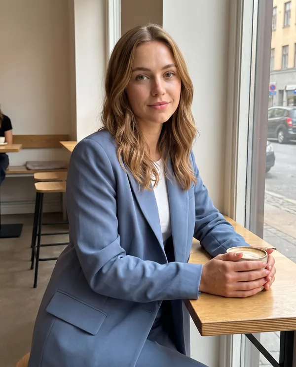 Satin Eve styling: Relaxed Tailored Blazer