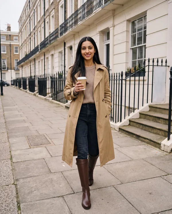 Satin Eve styling: Buckle-Strap Riding Boot