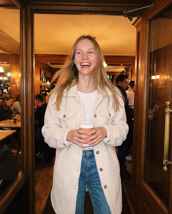 Satin Eve styling: Teddy Shirt Coat
