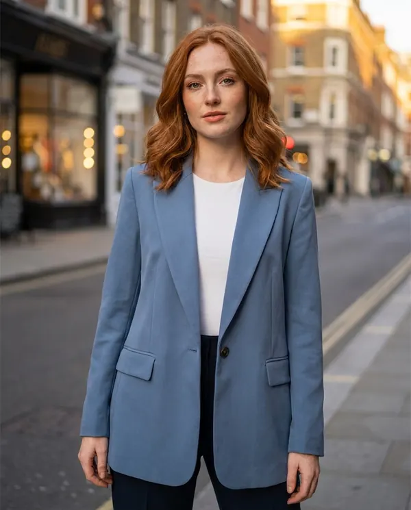 Satin Eve styling: Relaxed Tailored Blazer