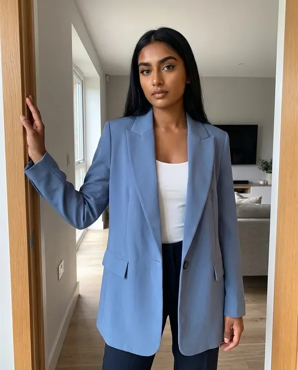 Satin Eve styling: Relaxed Tailored Blazer