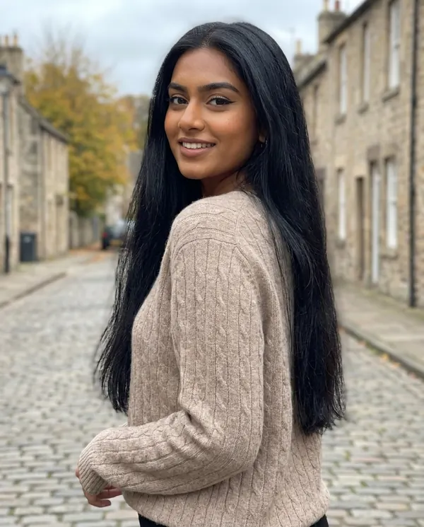 Satin Eve styling: Soft Cable Knit Crew Neck Jumper