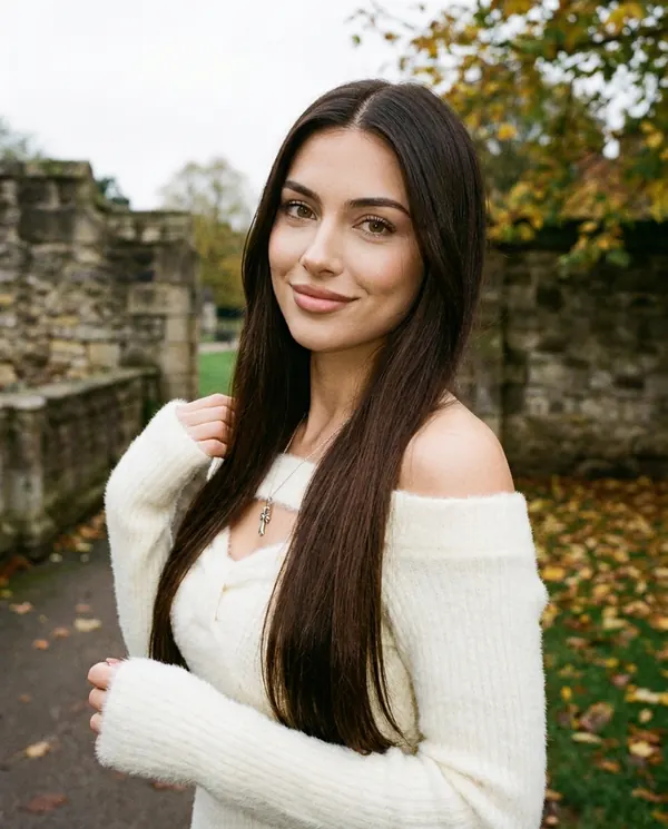 Satin Eve styling: Fuzzy Off-Shoulder Cut-Out Knit Top