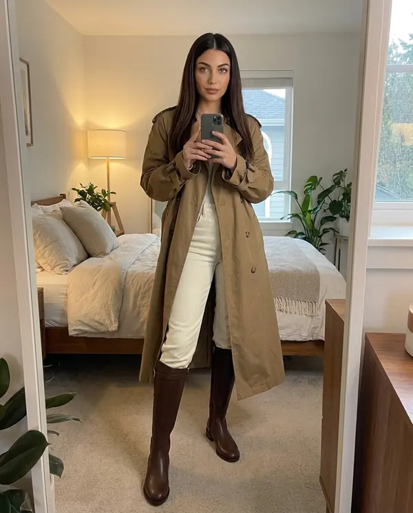 Satin Eve styling: Buckle-Strap Riding Boot