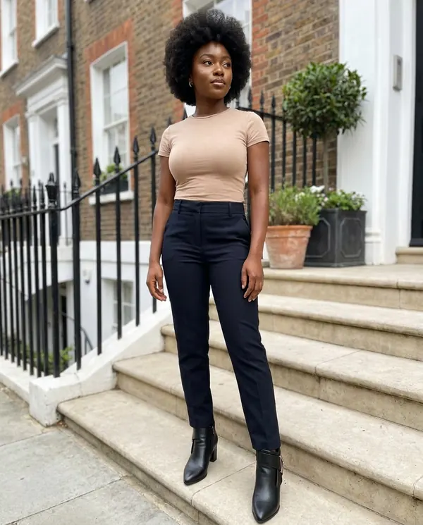 Satin Eve styling: Buckle-Wrap Heeled Ankle Boot